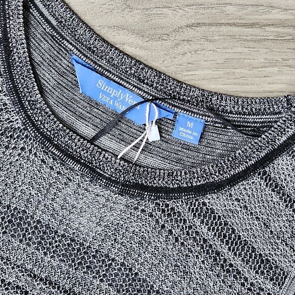 SIMPLY VERA Sleeveless Tunic Grey Black Space Edgy Apocalypse Urban Streetwear M - Picture 4 of 7